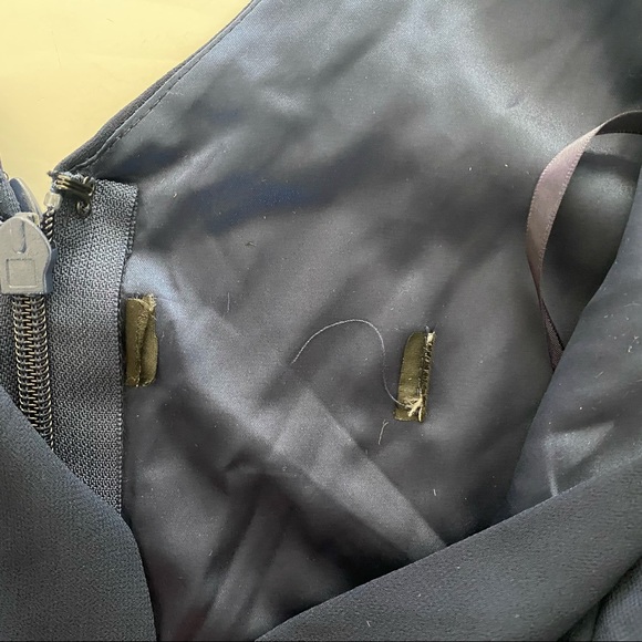 Lulus Beaming with Love Navy Blue Sleeveless Ruffled Maxi Dress Size S - Picture 7 of 8